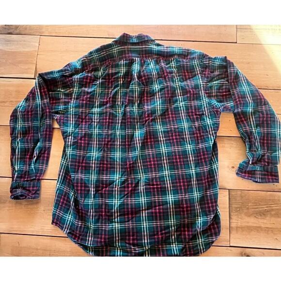 Polo Ralph Lauren Men's Plaid Flannel Button Down Shirt. Blaire. Sz. Large. Xmas - Picture 2 of 6